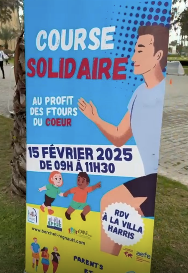 l’APEEF a participé à l’organisation de la Course solidaire